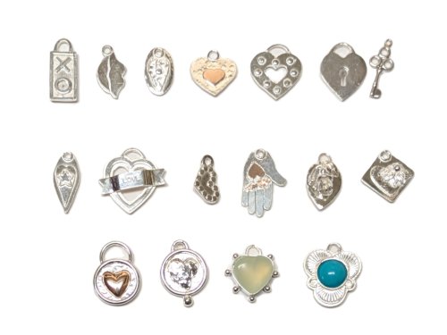 Judy Larson's Hearts and Flowers Charms - , Classic Wire Jewelry, Cutting, Cutting Tool, Cutters, Filing, Finishing, Butane Torch, Soldering, Solder, Design,  Finished fronts